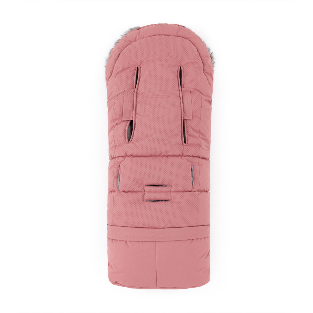 PETITE&amp;MARS Arctic 4v1 téli bundazsák szett + babakocsi kézmelegítő Furry Old Rose