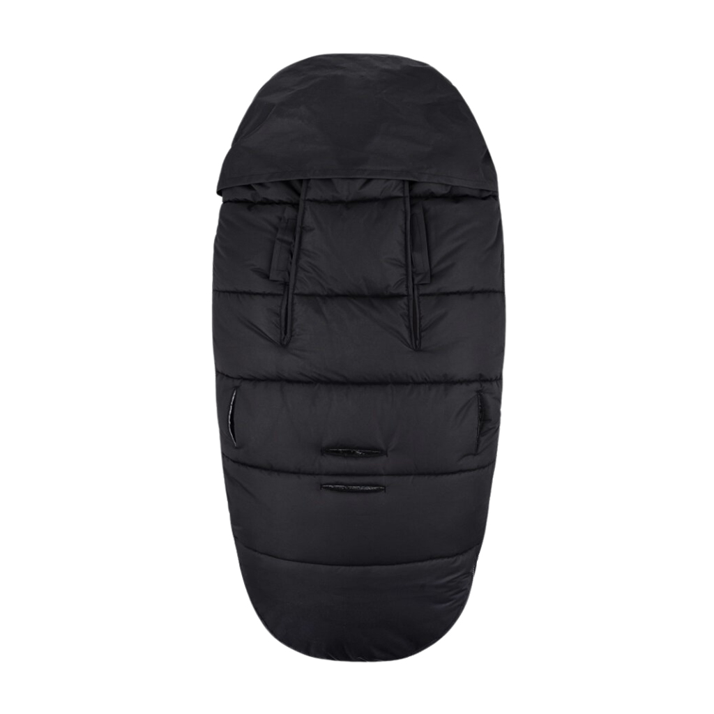 PETITE&amp;amp;amp;amp;MARS Comfy 4v1 téli bundazsák szett + babakocsi kézmelegítő Fjora Forever Black