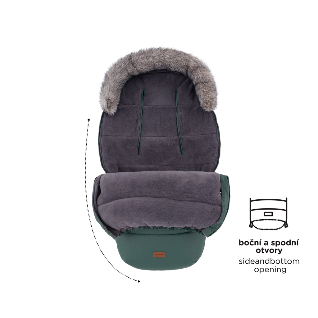 PETITE&amp;amp;amp;amp;amp;amp;amp;amp;amp;amp;amp;amp;amp;amp;amp;amp;MARS Comfy 4v1 téli bundazsák szett + babakocsi kézmelegítő Fjora Veritable Khaki
