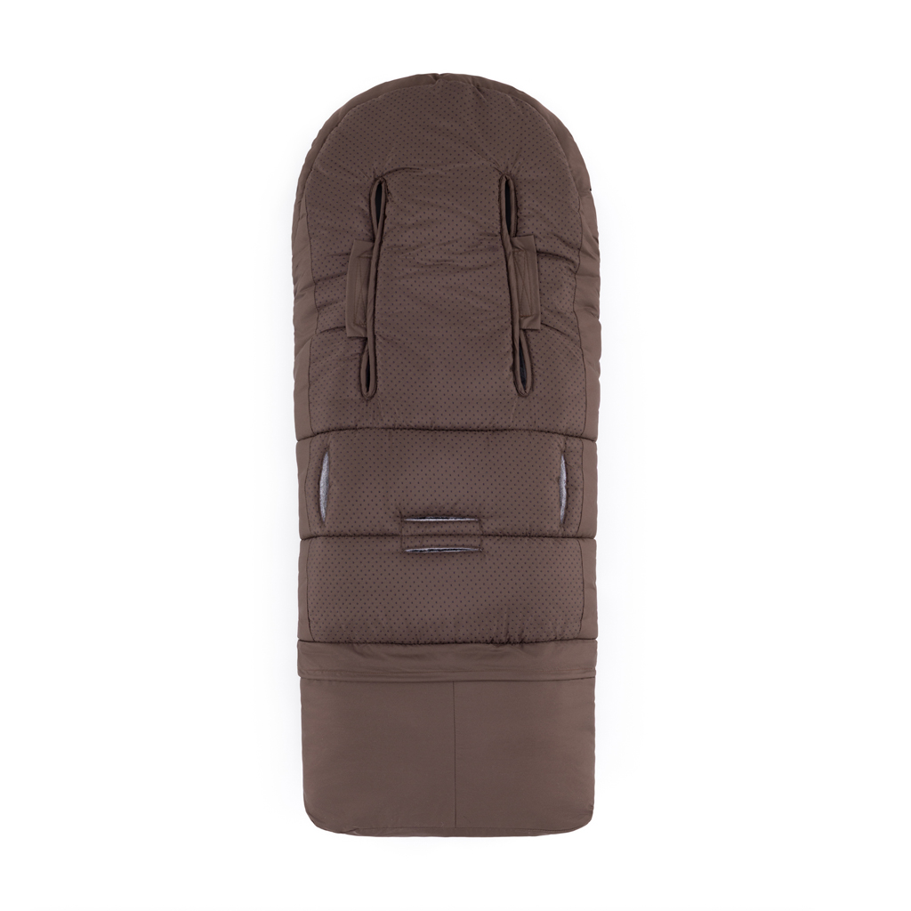 PETITE&amp;amp;amp;MARS Téli szett Jibot 3in1 bundazsák + kézmelegítő kesztyű babakocsira Jasie Dark Walnut