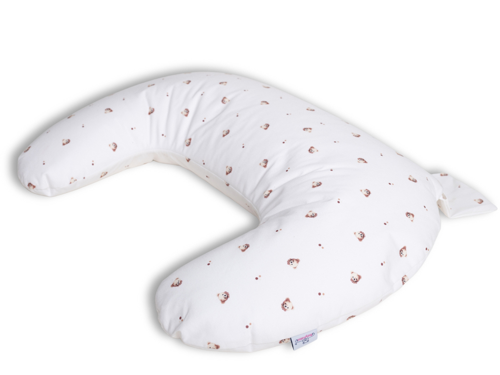BABYMATEX Szoptatós párna miniRelax Jersey 150cm mackó
