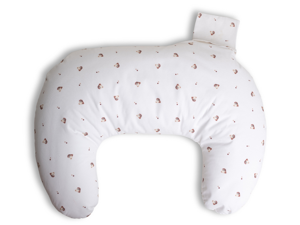 BABYMATEX Szoptatós párna miniRelax Jersey 150cm mackó