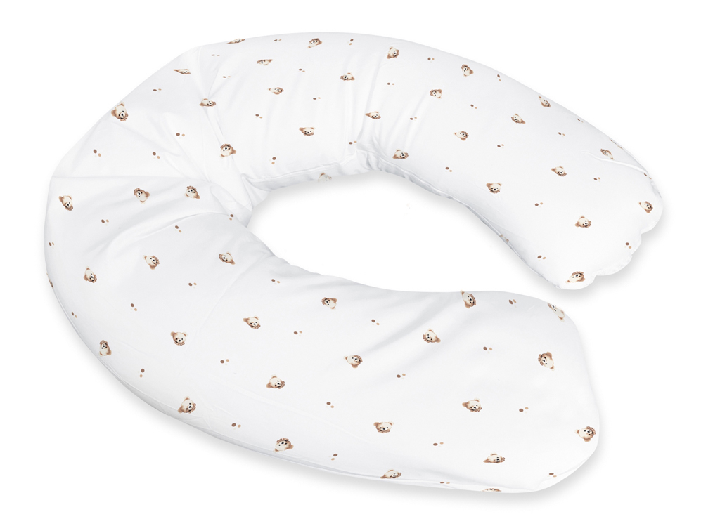 BABYMATEX Szoptatós párna Relax Jersey 190cm Plüssmackó