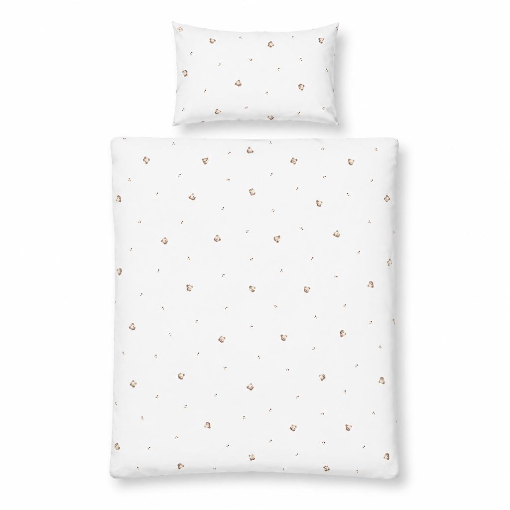 BABYMATEX Vízálló jersey ágyneműhuzat 100x135cm, 40x60cm mackó