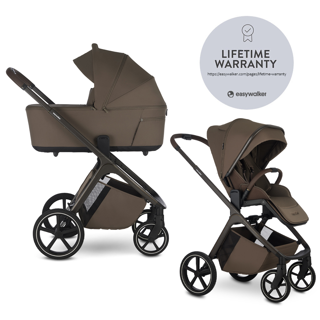 EASYWALKER Kombinált babakocsi Zoey Go Chestnut Brown