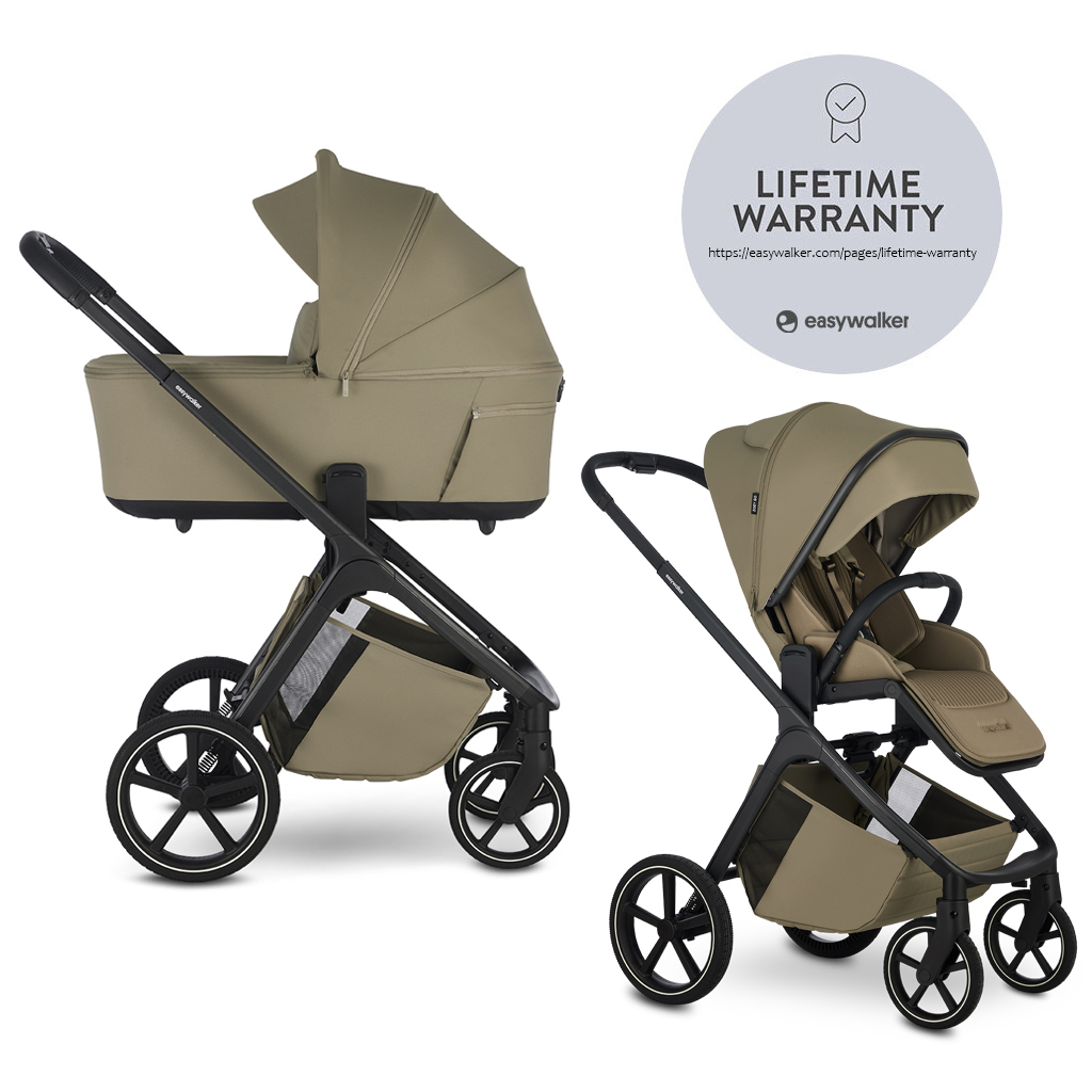 EASYWALKER Kombinált babakocsi Zoey Go Moss Green