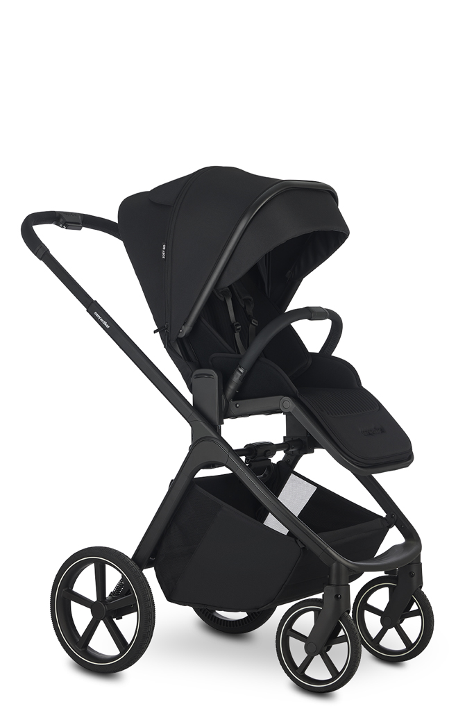 EASYWALKER Kombinált babakocsi Zoey Go Pure Black
