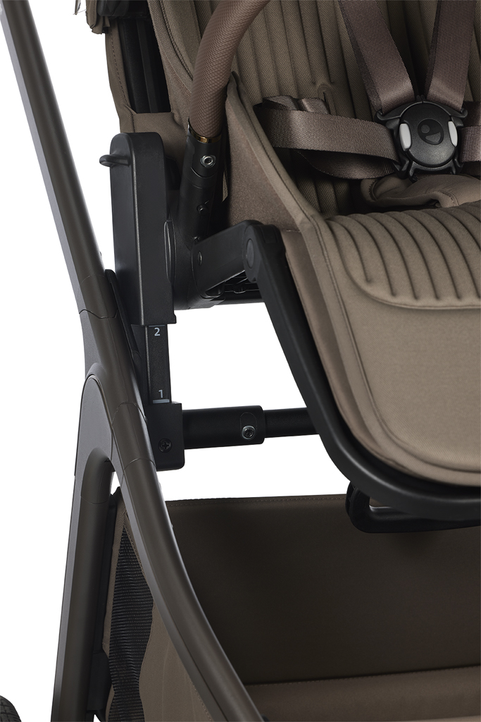 EASYWALKER Kombinált babakocsi Zoey Go Pure Black