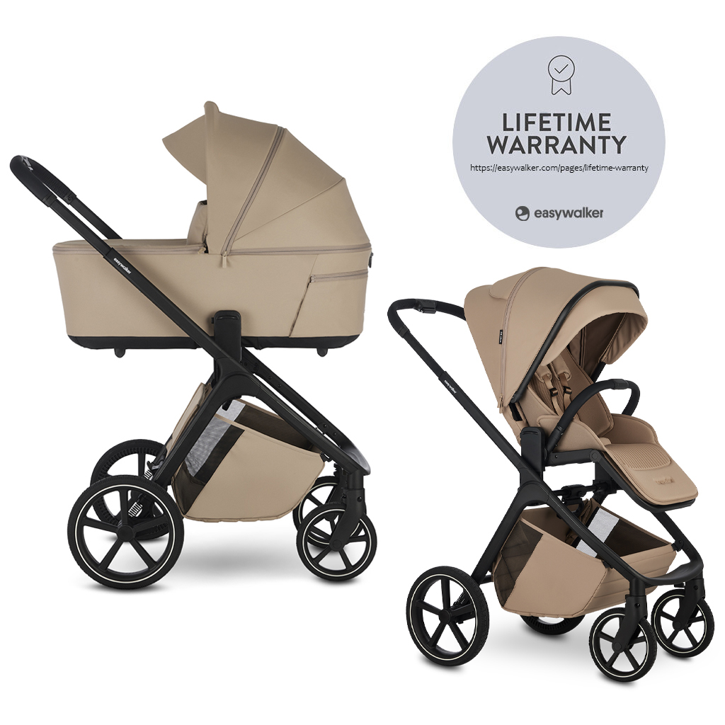 EASYWALKER Kombinált babakocsi Zoey Go Sand Taupe