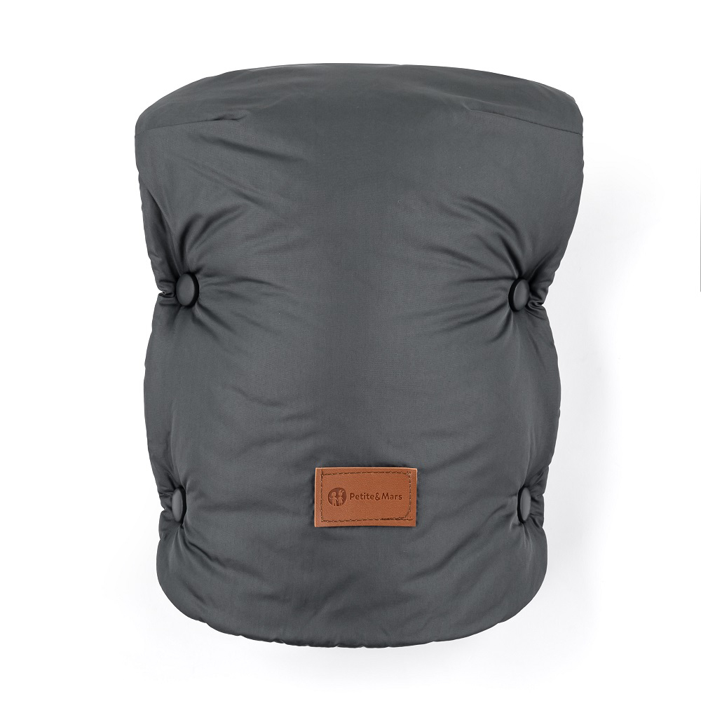 PETITE&amp;amp;amp;amp;amp;amp;amp;amp;amp;amp;amp;MARS Bundazsák Comfy 4in1 Elegant Caramel + Kesztyű Jasie Charcoal Grey