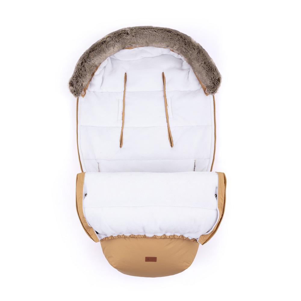 PETITE&amp;amp;amp;amp;MARS Bundazsák Comfy 4in1 Elegant Caramel + Kesztyű Jasie Charcoal Grey