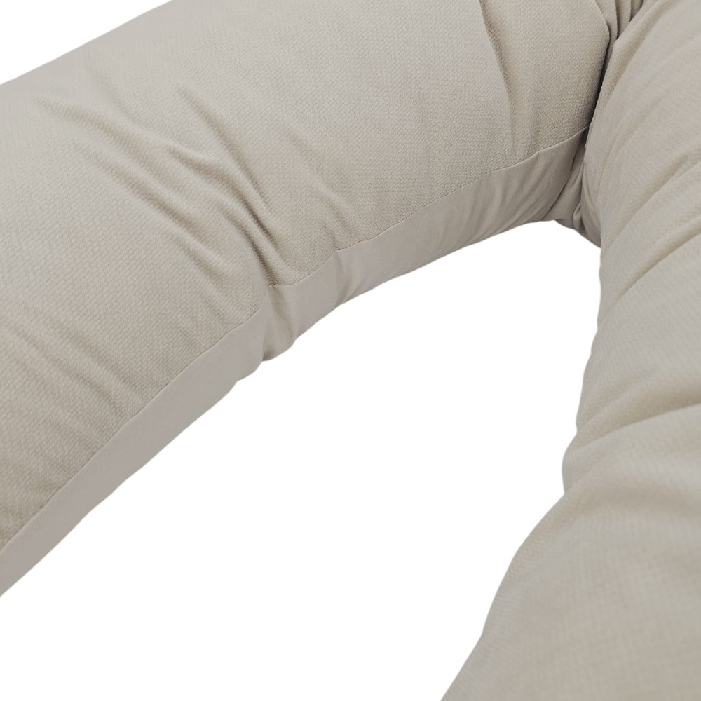 EKO Pamut szoptatós párna bársony Light Beige 180cm