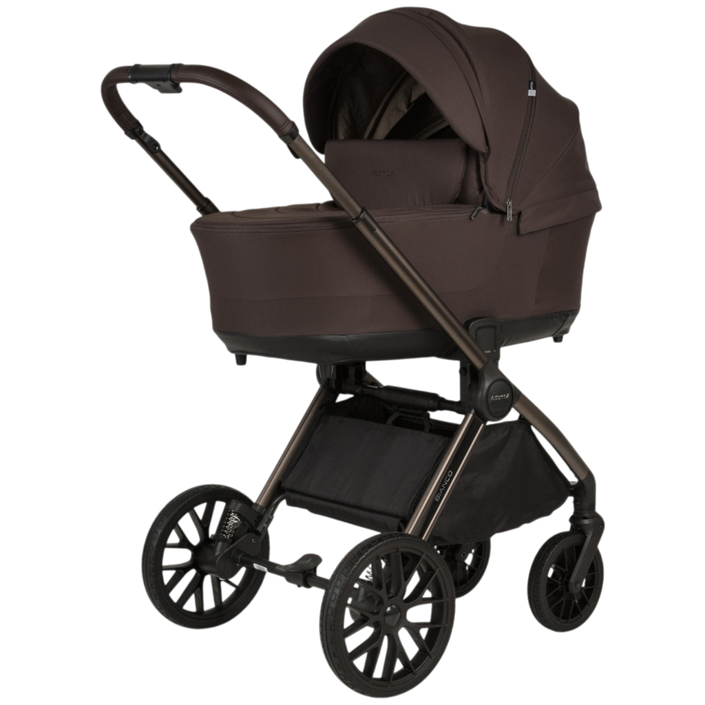 ADAMEX Kombinált babakocsi Bianco 13 New Chocolate Brown