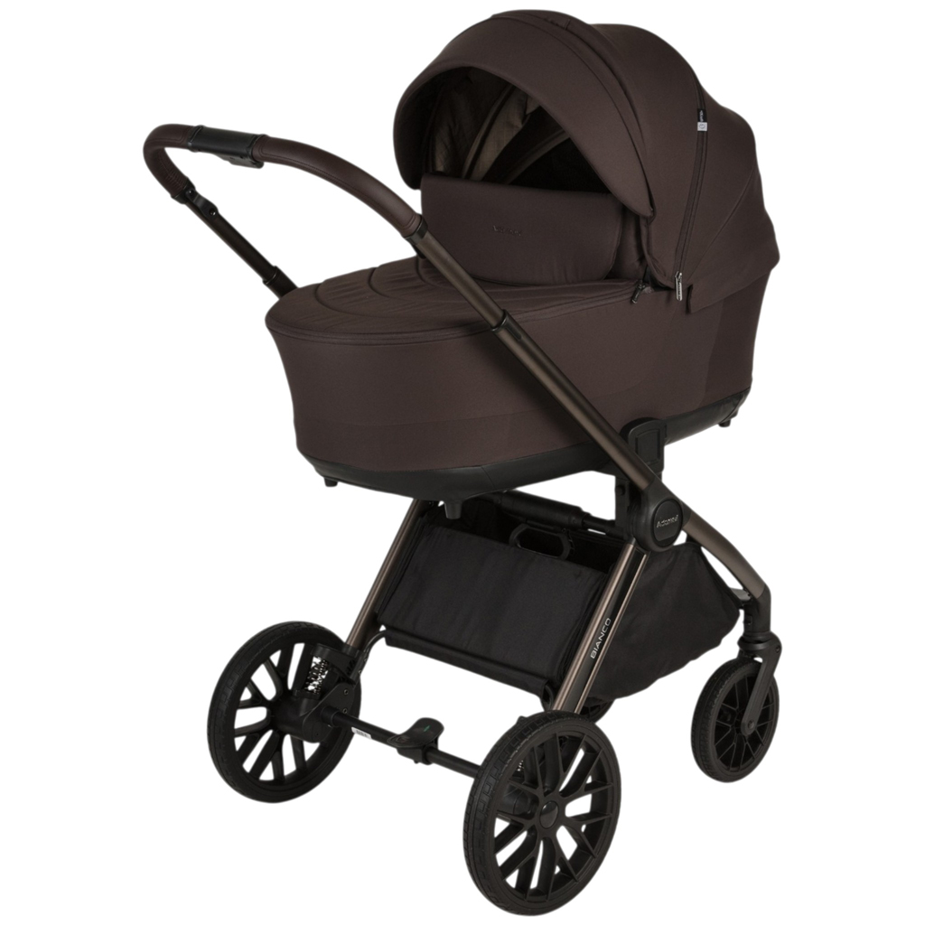 ADAMEX Kombinált babakocsi Bianco 13 New Chocolate Brown