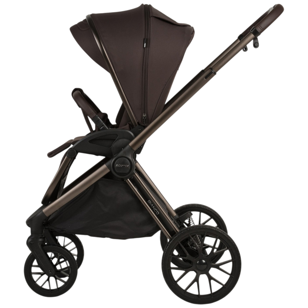 ADAMEX Kombinált babakocsi Bianco 13 New Chocolate Brown