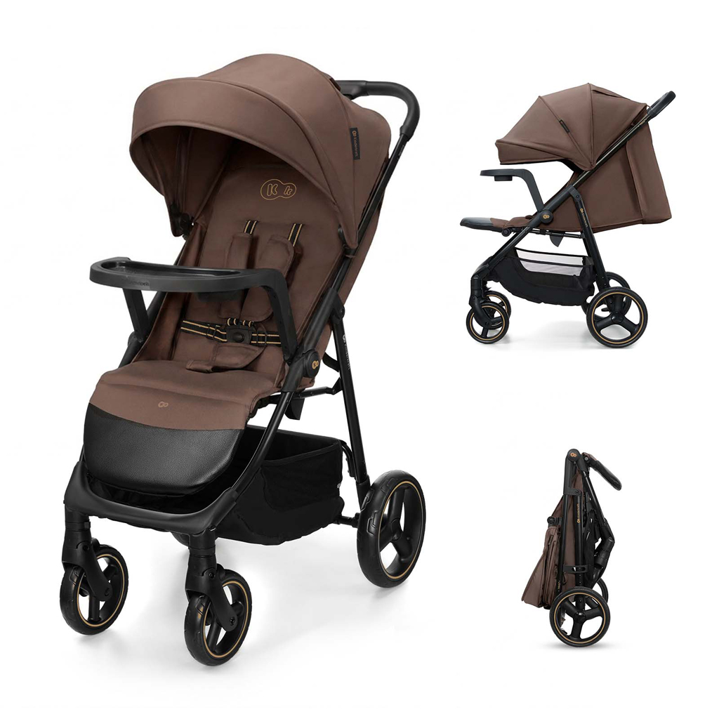 KINDERKRAFT Sport babakocsi Trig 3 Tray Velvet Mocca