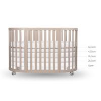 Espiro Oasis Fa 3in1 kiságy + 2db. matraccal