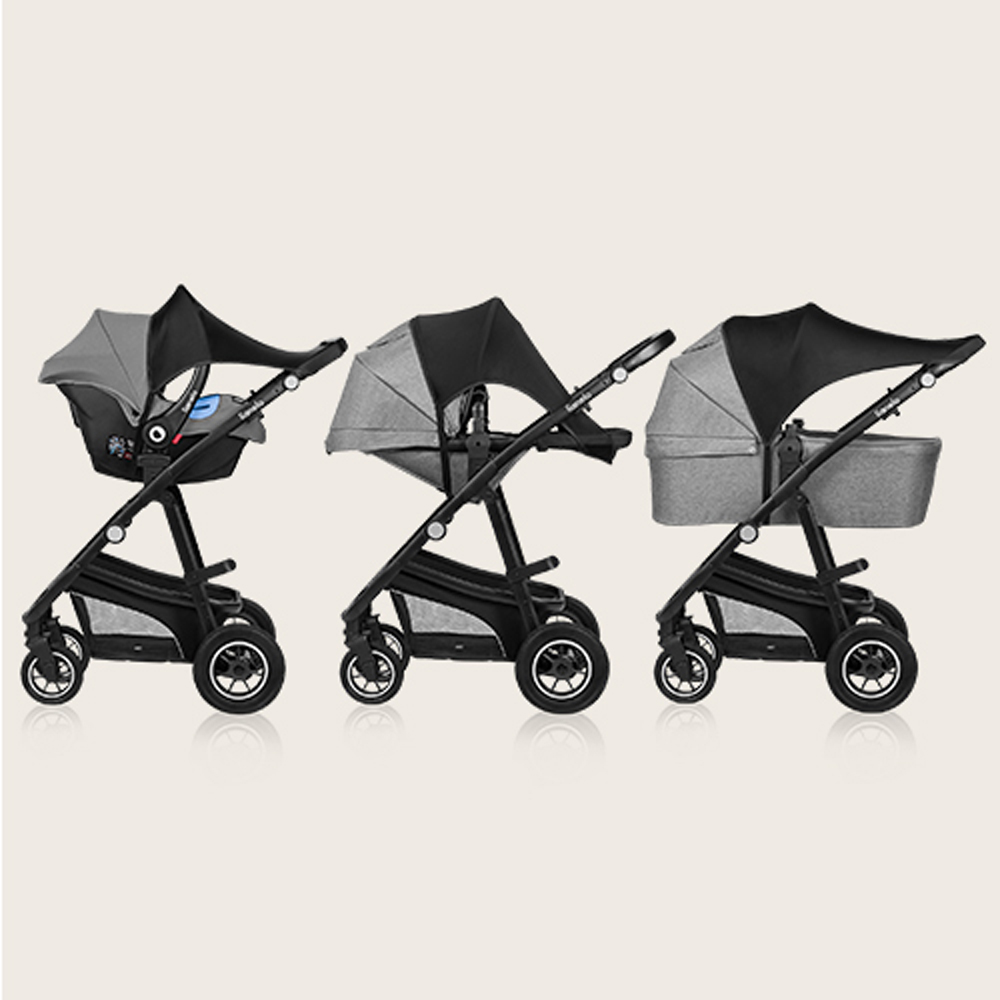LIONELO Babakocsi napellenző Stroller Sun Cover Black Carbon