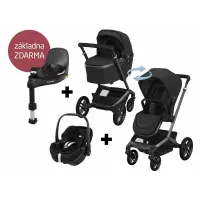 MAXI COSI Fame 4in1 + Pebble 360 Pro + FamilyFix 360 Pro isofix