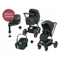 MAXI COSI Fame 4in1 + Pebble 360 Pro + FamilyFix 360 Pro isofix