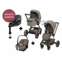 MAXI COSI Fame 4in1 + Pebble 360 Pro + FamilyFix 360 Pro isofix