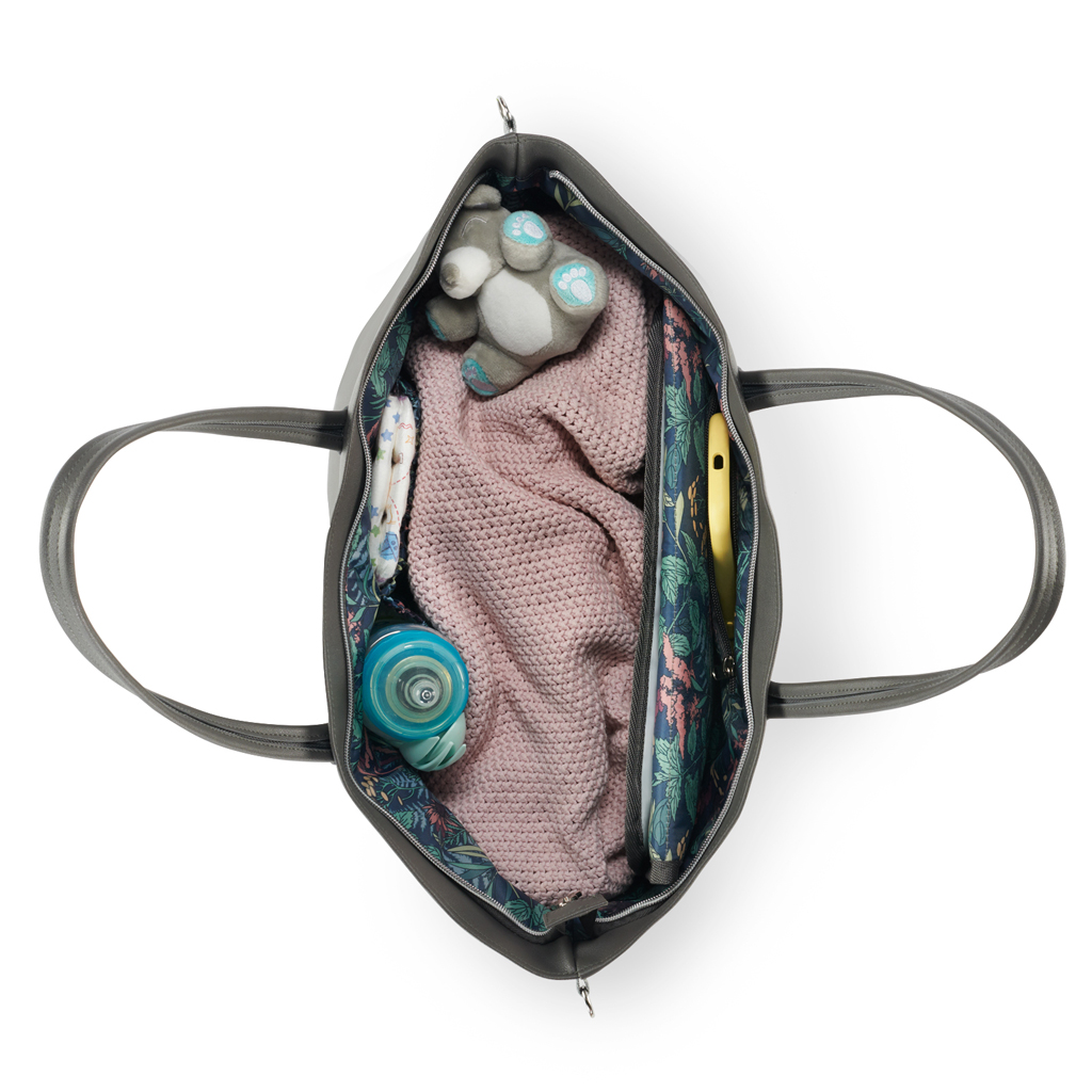 KINDERKRAFT Pelenkázótáska Treasurebag Dark Grey