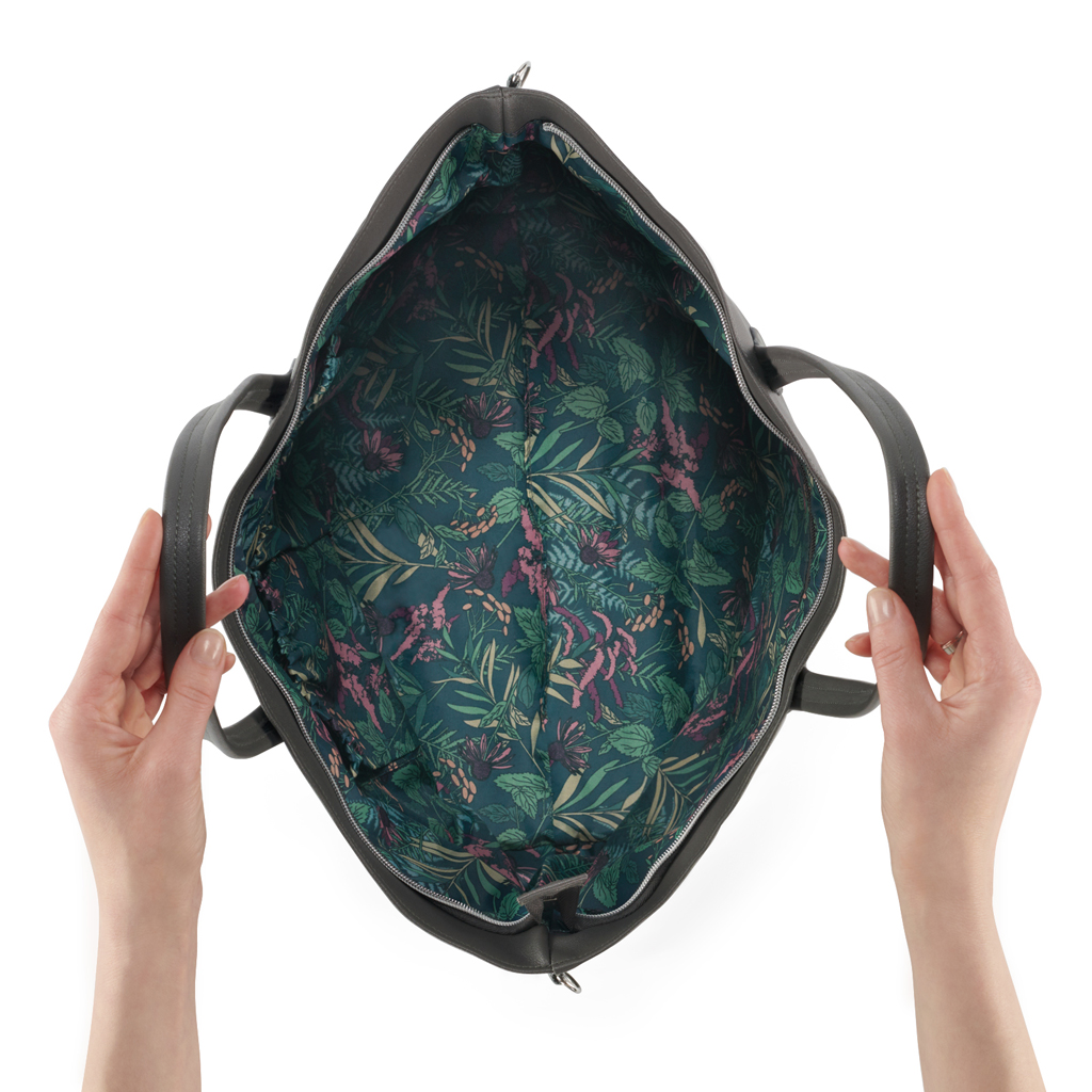KINDERKRAFT Pelenkázótáska Treasurebag Dark Grey