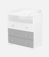 Erik komód fehér-szürke