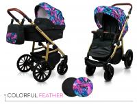 BabyMove Aspiro  Colourful Feathers