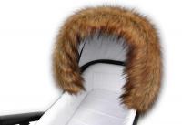 Szőrme babakocsira Brown