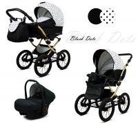 BabyMove Margarita Gold Alu Black Dots