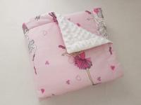 Handmade babapléd 3-rétegű 75x90cm Ballerina