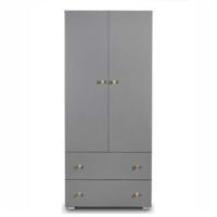 Klups 2-osztású szekrény PAULINE GRAFIT