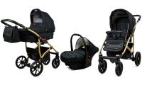 BabyMove Limbo gold frame Black