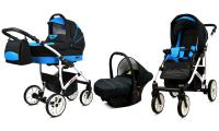 BabyMove Limbo white frame Black Aqua
