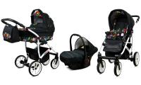BabyMove Limbo white frame Garden Flowers