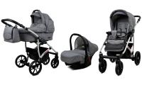 Babylux Largo ALU Silver frame Grey Flex