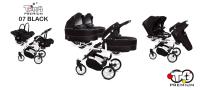 Baby Active Trippy Premium hármas ikerbabakocsi