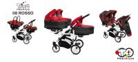 Baby Active Trippy Premium hármas ikerbabakocsi