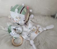 Handmade szett babaágyba Erdei állatok