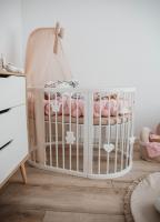 Smart Bed baldachin tüll anyagból pamut masnival