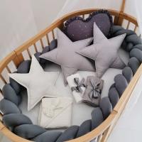 Smart Bed csillag díszpárna muszlin anyagból