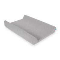 Ceba Baby pelenkázó lap huzat 50x70-80cm Light grey melange + blue 2db