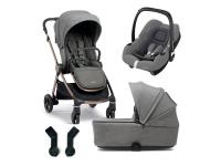 Mamas & Papas Strada 2v1 + Maxi-Cosi Cabriofix hordozók + Adapterek a hordozóhoz Luxe