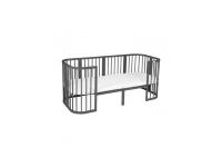 Nagyobbítható gyerekágy 9in1 oval Olive + matrac