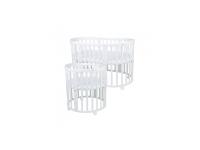 Nagyobbítható gyerekágy 9in1 Oval White + matrac