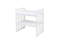 Nagyobbítható gyerekágy 9in1 oval white + Matrac + SZETT