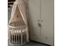 Nagyobbítható gyerekágy 9in1 oval Olive + matrac + SZETT