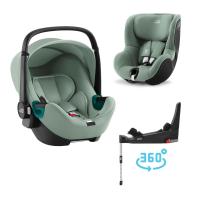 Britax Römer Baby-Safe 3 i-Size+Flex Base 5Z+Dualfix 3 i-Size Jade Green