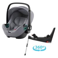 Britax Römer Baby-Safe 3 i-Size Flex Base 5Z Bundle Frost Grey